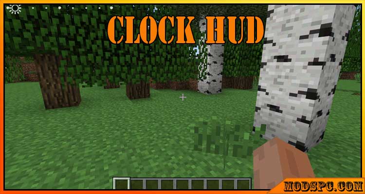 Clock HUD Mod 1.12.2/1.11.2/1.10.2