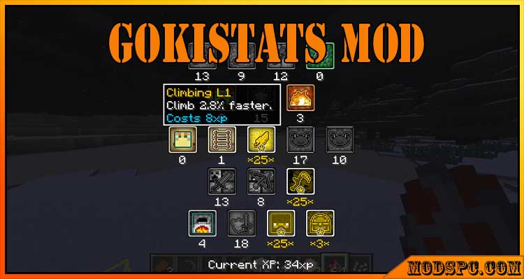 GokiStats Mod 1.16.3/1.15.2/1.12.2
