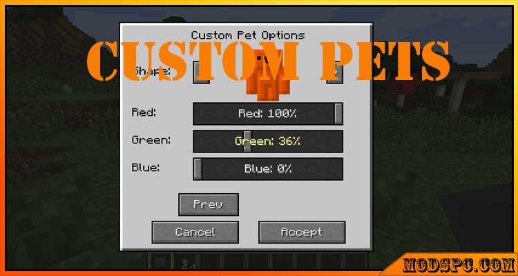 Custom Pets Mod 1.7.10