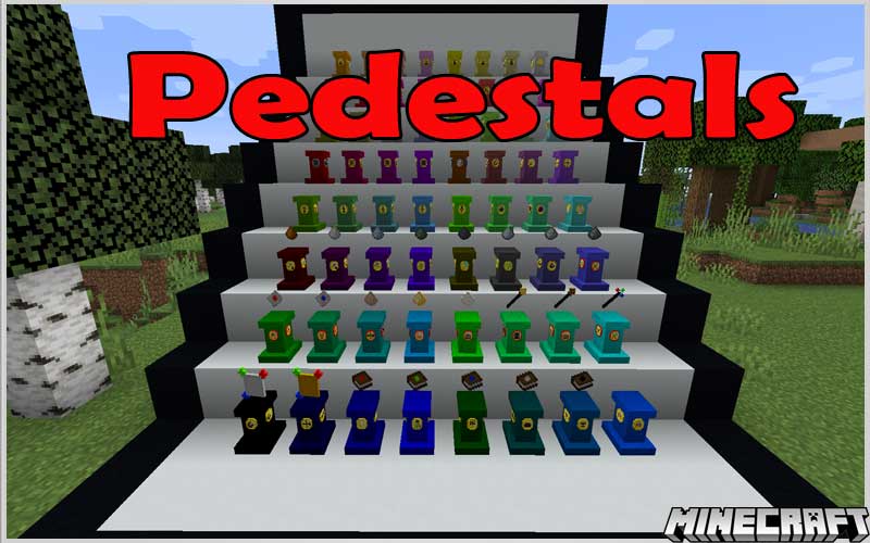 Pedestals [Forge] Mod 1.16.5/1.15.2